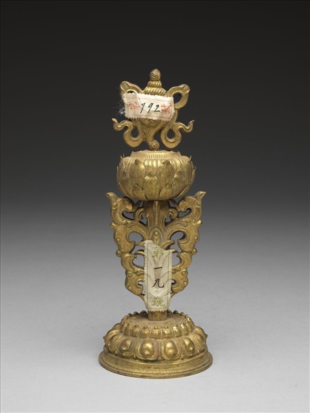 銅鍍金八寶（法螺）