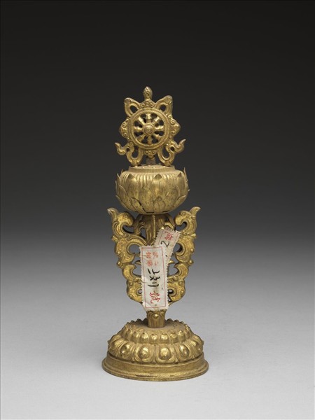 銅鍍金八寶（法輪）