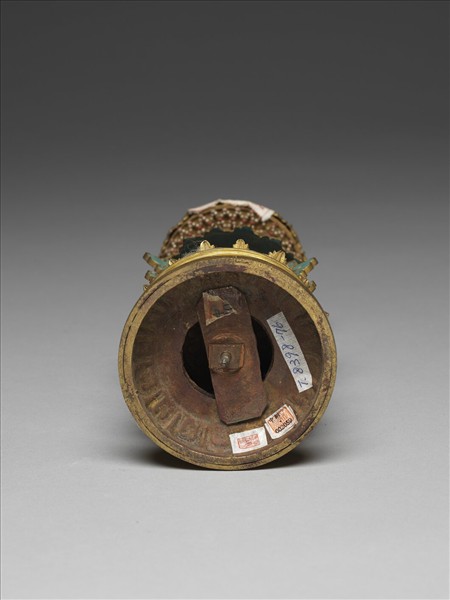 銅鍍金嵌玉及填料八寶（華蓋）