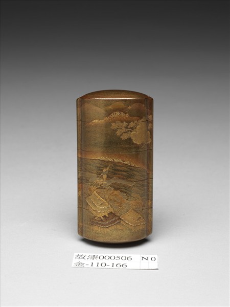 山水蒔繪印籠