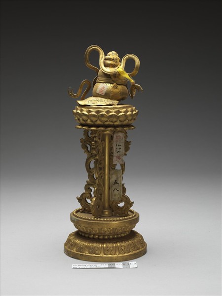 銅鍍金八寶（法螺）