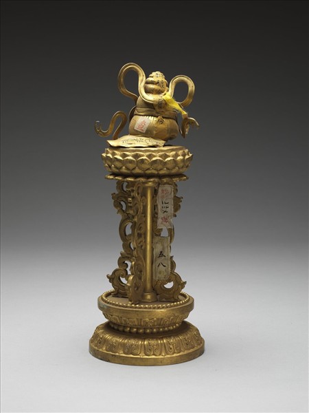 銅鍍金八寶（法螺）