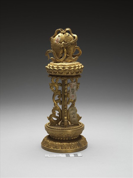 銅鍍金八寶（魚寶）