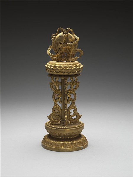 銅鍍金八寶（魚寶）