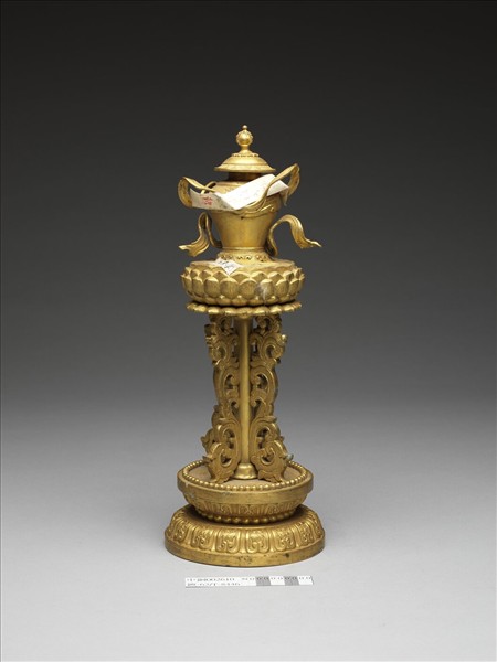 銅鍍金八寶（寶瓶）