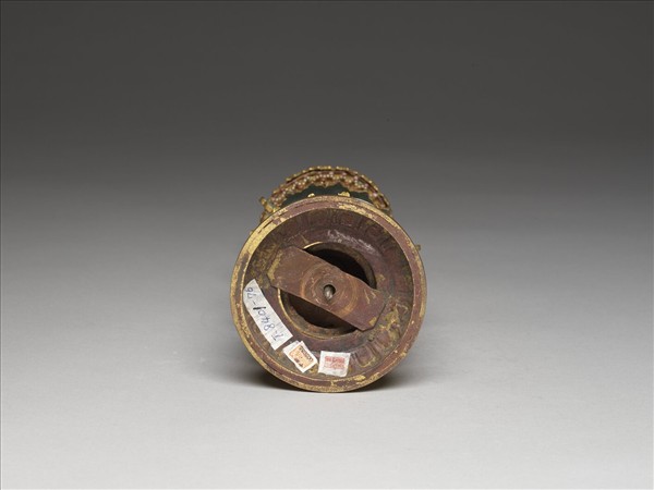 銅鍍金嵌玉及填料八寶（魚寶）