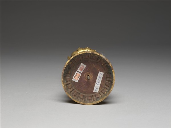 銅鍍金嵌玉及填料八寶（魚寶）