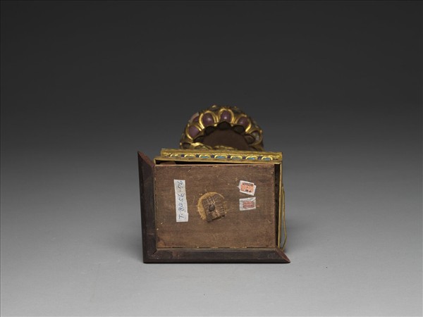 銅鍍金嵌玉及填料八寶