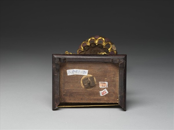 銅鍍金嵌玉及填料八寶（寶傘）