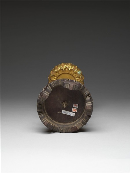 銅鍍金嵌料石八寶（寶傘）