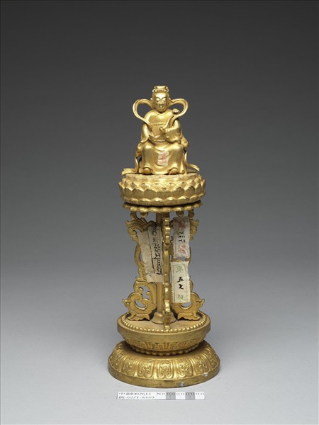 銅鍍金七政寶（財臣）