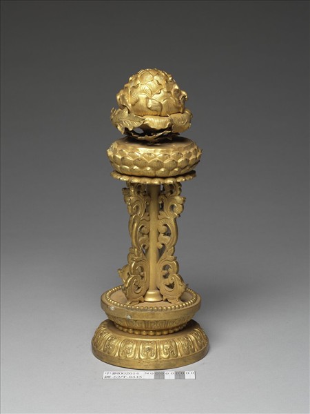 銅鍍金八寶（蓮花）