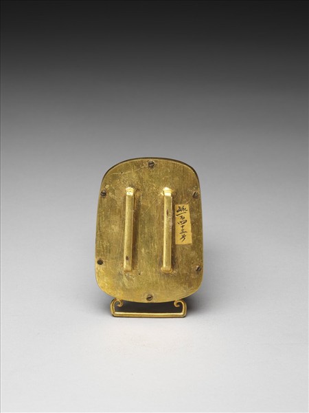 玉鳳鳥花卉帶飾