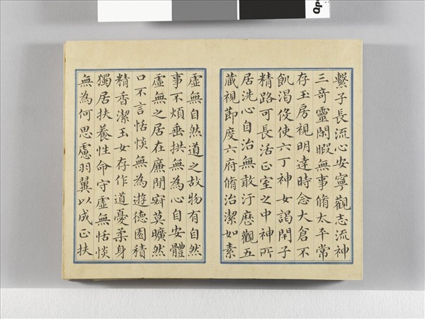 臨王羲之楷帖二種 冊