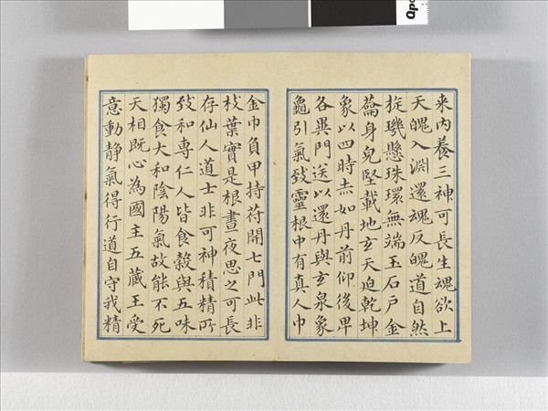 臨王羲之楷帖二種 冊