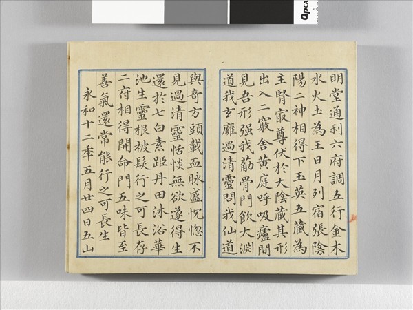 臨王羲之楷帖二種 冊