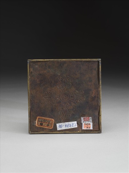 銅鍍金嵌料佛塔 和好塔