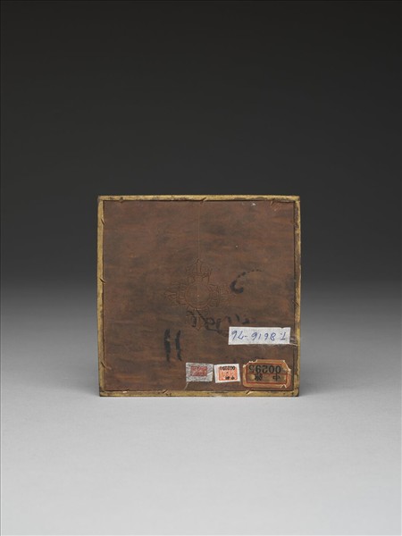 銅鍍金嵌料佛塔 菩提塔