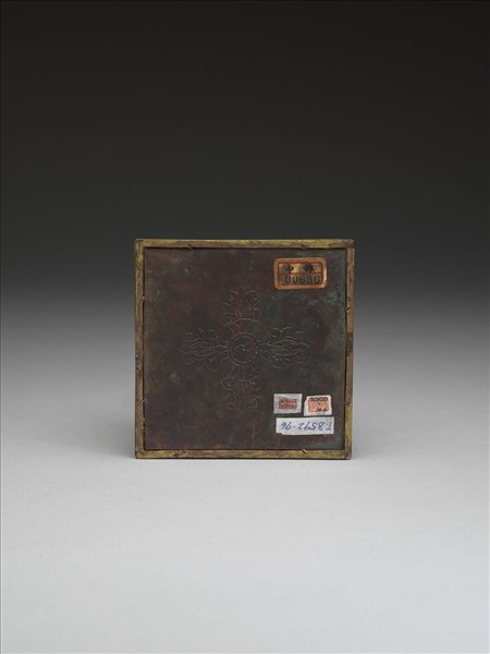 銅鍍金嵌料佛塔 神變塔