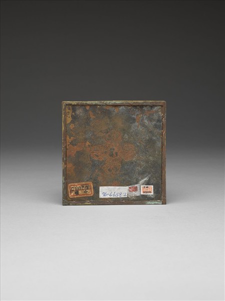 銅鍍金嵌料佛塔 尊勝塔