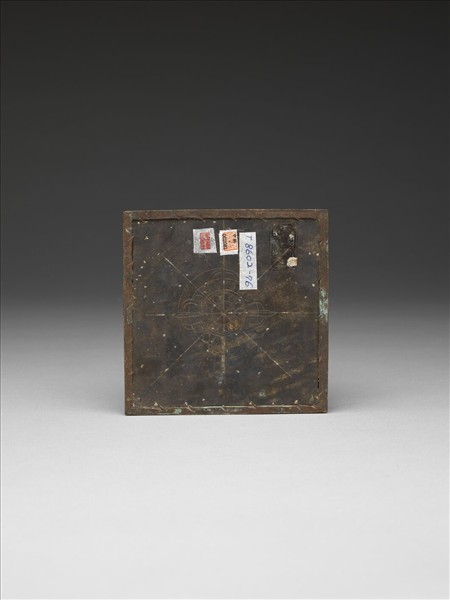 銅鍍金嵌料佛塔 天降塔