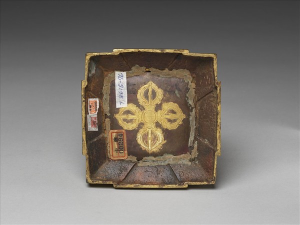 銅鍍金佛塔 菩提塔