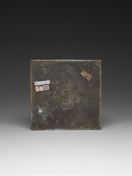 銅鍍金嵌料佛塔 尊勝塔