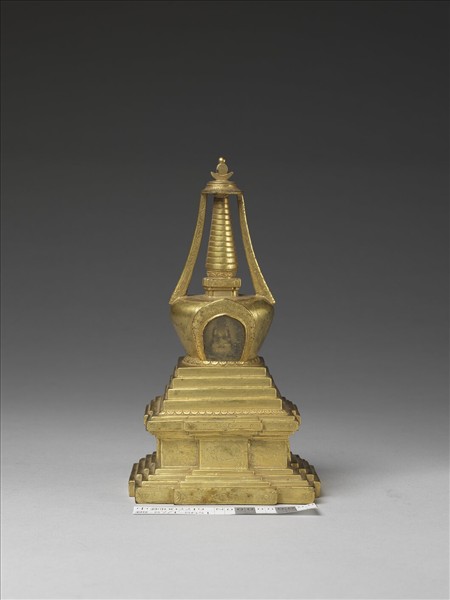 銅鍍金佛塔－菩提塔