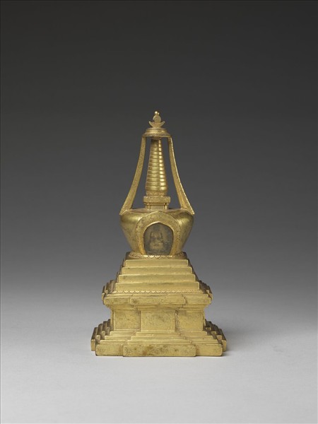 銅鍍金佛塔－菩提塔