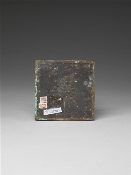 銅鍍金嵌料佛塔 涅槃塔