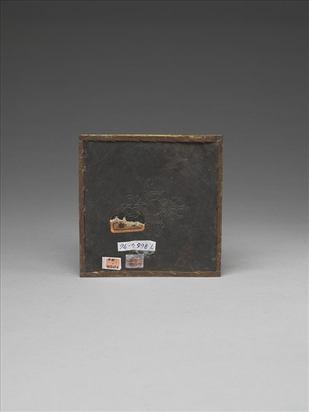 銅鍍金嵌料佛塔 天降塔