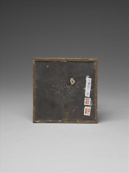 銅鍍金嵌料佛塔 涅槃塔