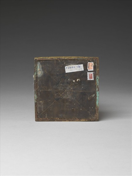 銅鍍金嵌料佛塔 和好塔