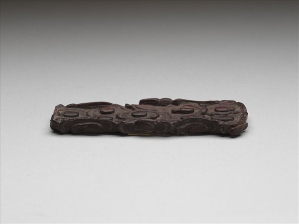 檀香木雕花墨床