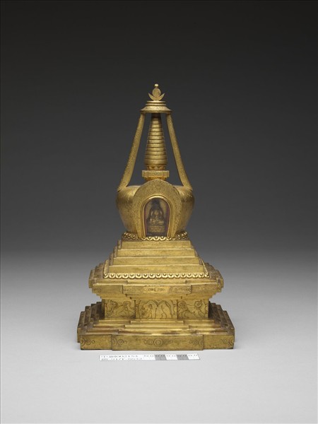 銅鍍金佛塔－菩提塔