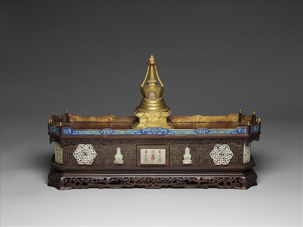 銅鍍金佛塔－尊勝塔