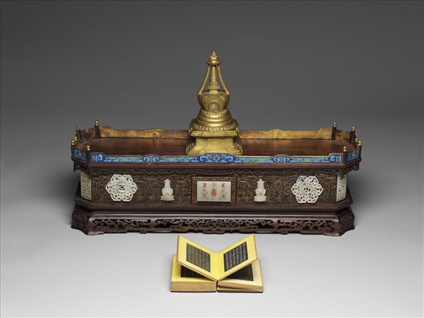 銅鍍金佛塔－尊勝塔