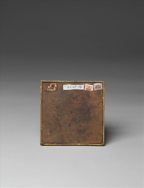 銅鍍金嵌料佛塔 聚蓮塔