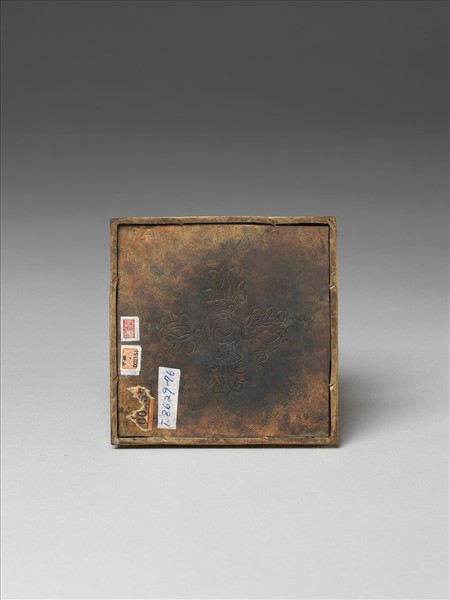 銅鍍金嵌料佛塔 菩提塔