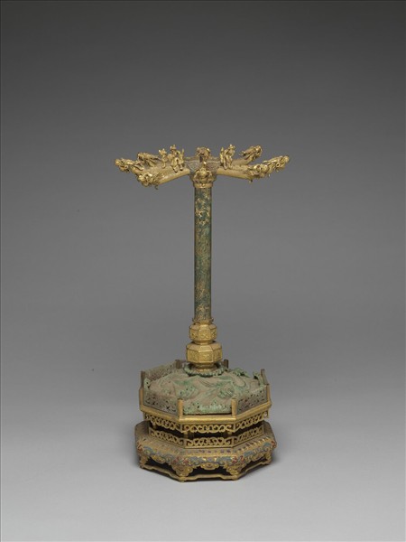 銅鍍金八仙采勝