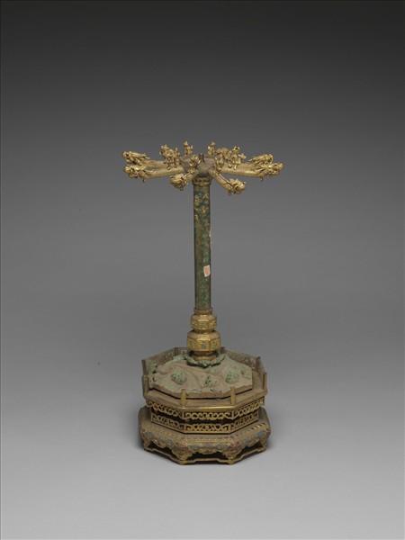 銅鍍金八仙采勝