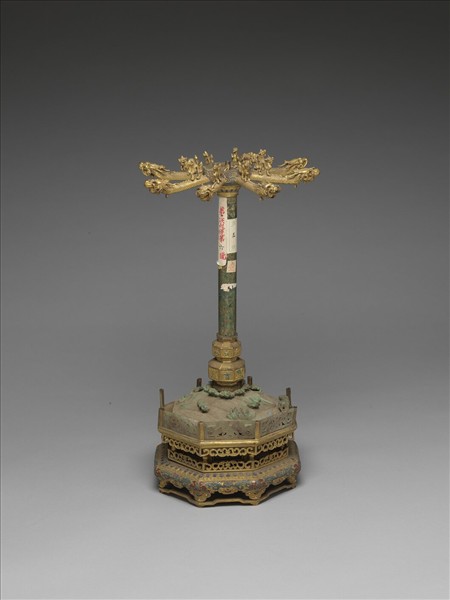 銅鍍金八仙采勝