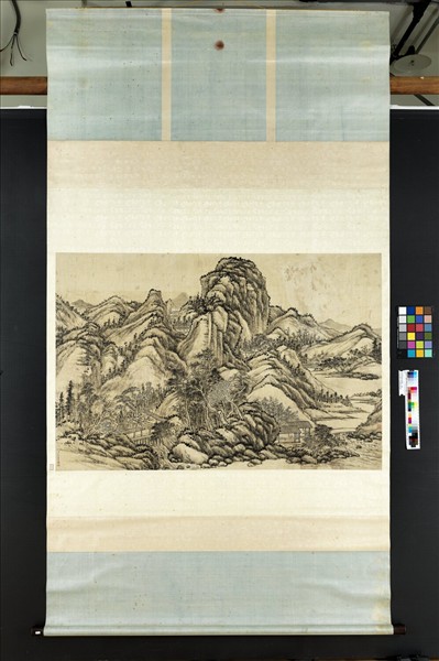 清方琮溪山書屋　軸