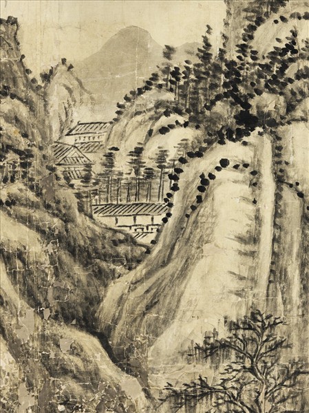 清方琮溪山書屋　軸