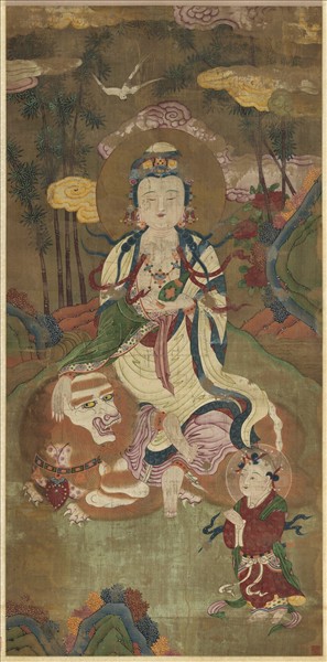 元人觀音大士像　軸