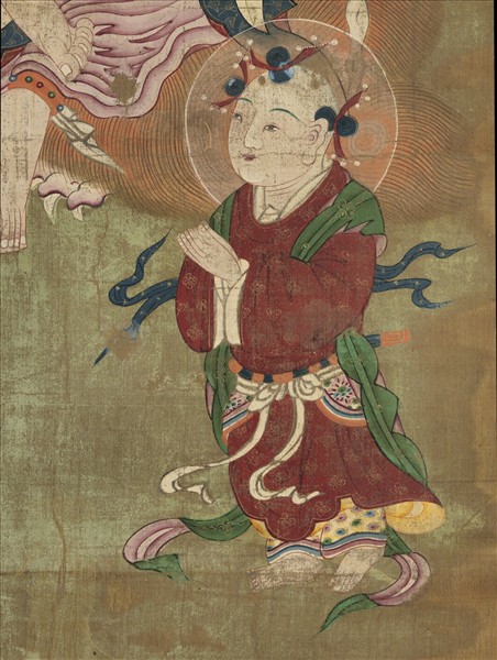 元人觀音大士像　軸