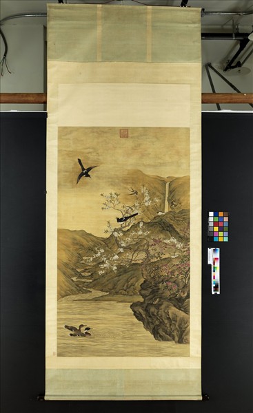 清高其佩花鳥寫生　軸