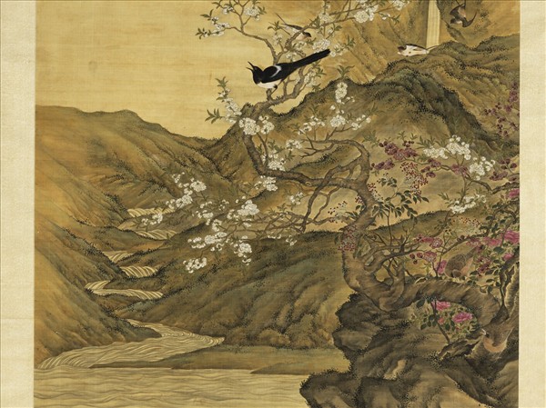 清高其佩花鳥寫生　軸