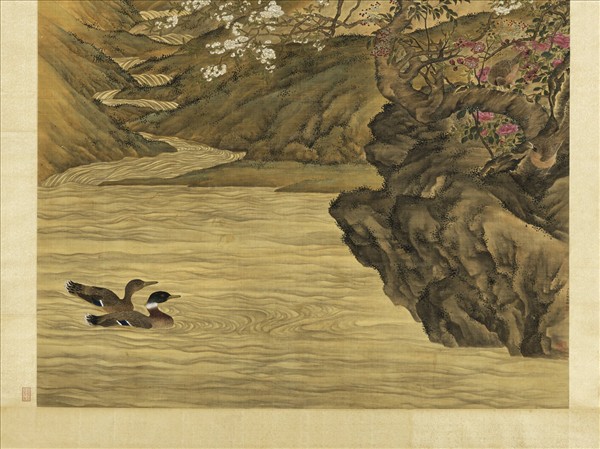 清高其佩花鳥寫生　軸