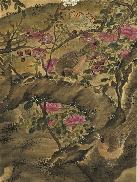 清高其佩花鳥寫生　軸